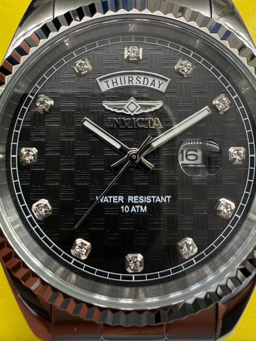 $249 Invicta Specialty Striad Command Men Steel Black 43mm Qurtz Watch 51042 NIB